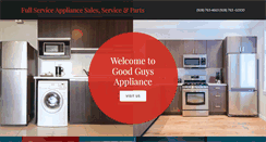 Desktop Screenshot of goodguysappliance.com